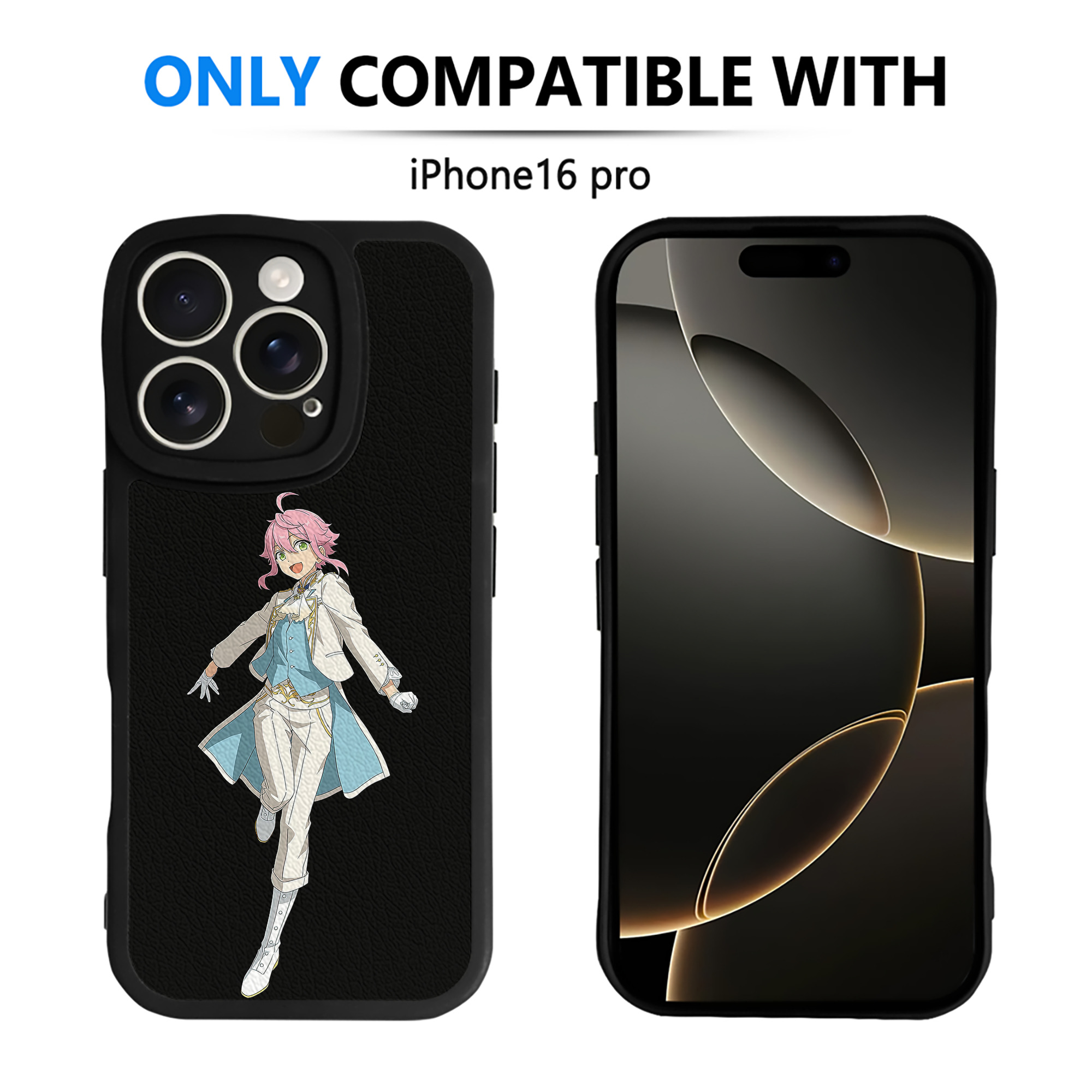 （画像用） あんさんぶるスターズ! Ensemble Stars 【iPhone 16シリーズ対応】シリコンスマホケース（レザー調） 材質：シリコン